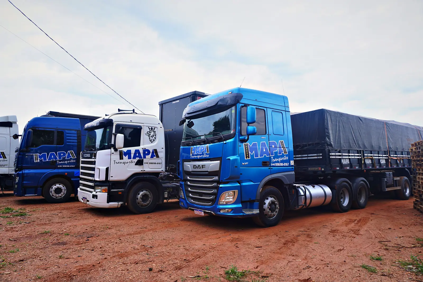 Carga fechada da Mapa Transportes saindo para Ipeúna e região
