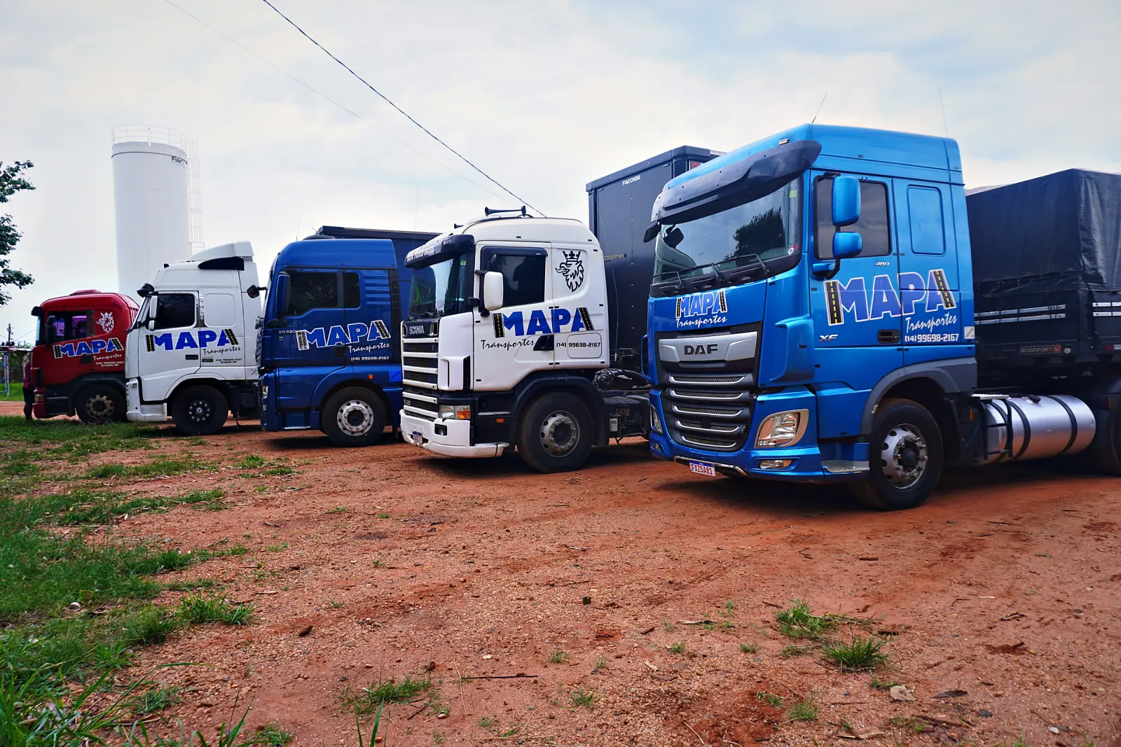 Carga fechada da Mapa Transportes saindo para Avanhandava e região