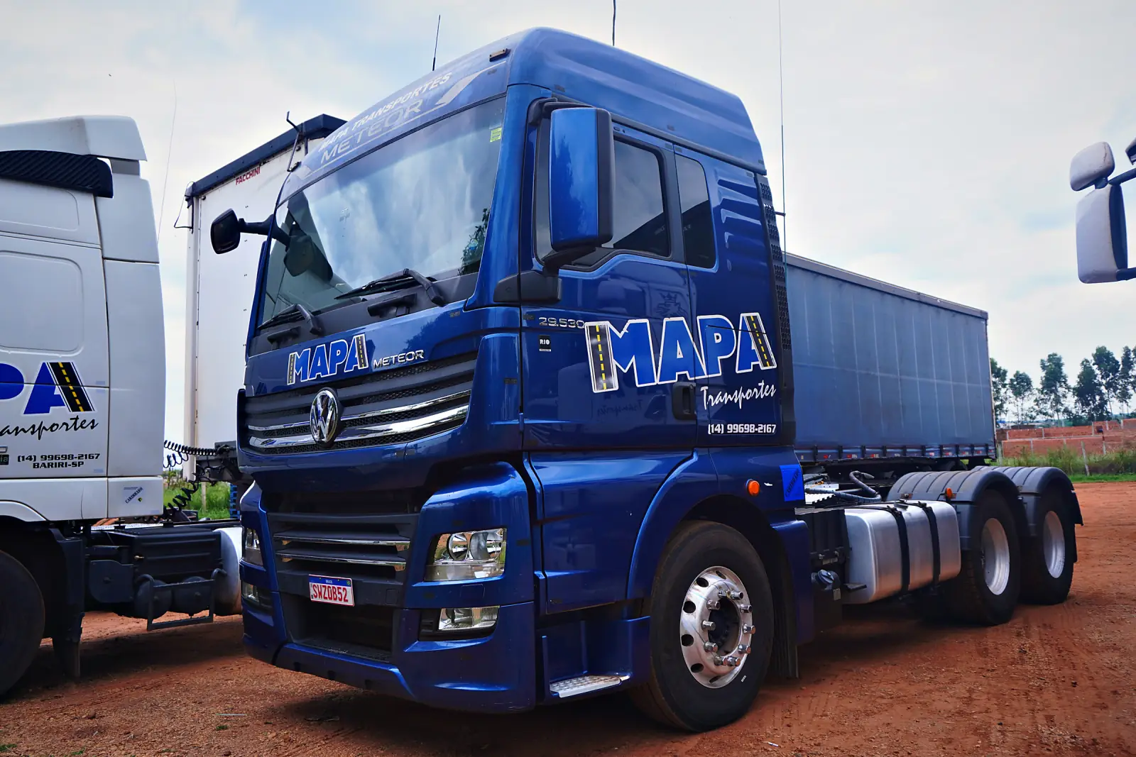 Carga fechada da Mapa Transportes saindo para Delfinópolis e região