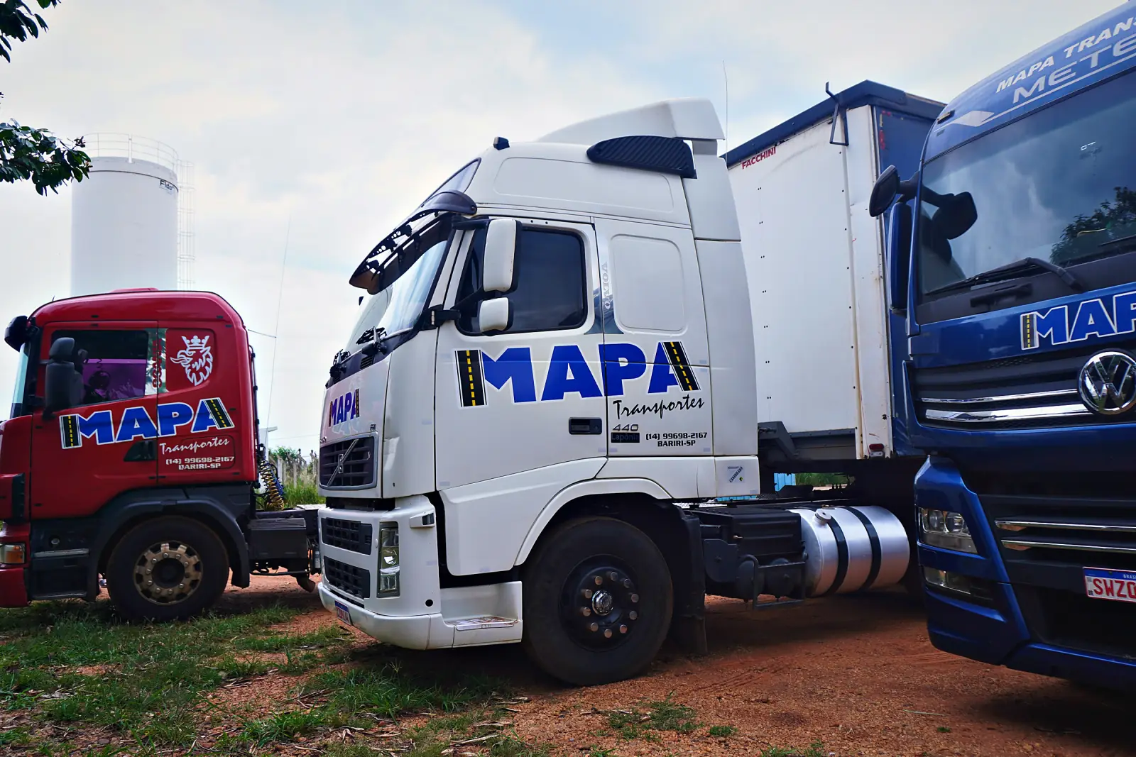Carga fechada da Mapa Transportes saindo para Delta e região