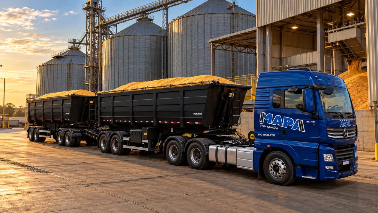 Transporte para o agronegócio e grãos: graneleiro e carga fechada para quem produz