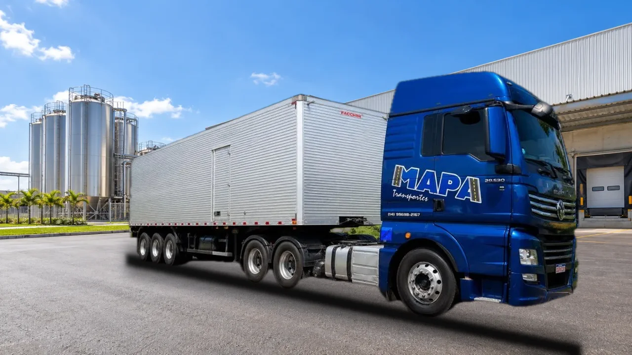 Transporte para alimentos e bebidas: baú, sider e carga fechada