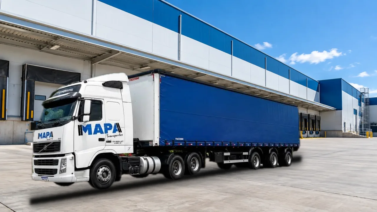 Transporte para indústria e bens de consumo: carga fechada de fábrica ao varejo